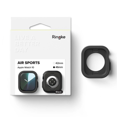 Ringke Air Dėklas skirtas Apple Watch 10 46mm - Juodas 5
