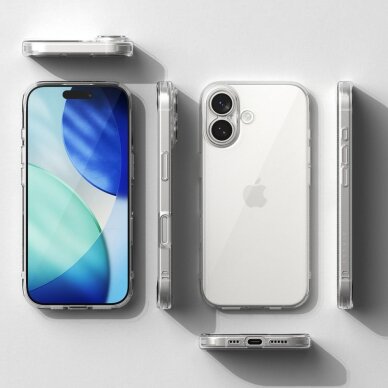 iPhone 17 dėklas Ringke Air – skaidrus 4