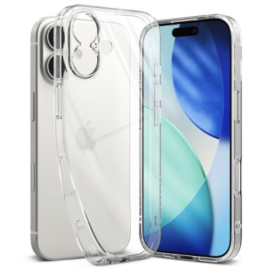 iPhone 17 dėklas Ringke Air – skaidrus