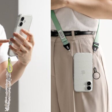 iPhone 17 dėklas Ringke Air – blizgiai skaidrus 6