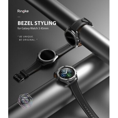 Rėmelis Ringke Bezel Styling case frame envelope ring Samsung Galaxy Watch 3 45mm Juodas (GW3-45-61) 1