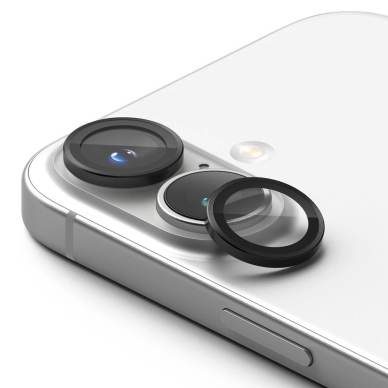Ringke kameros rėmelio apsauga (2 vnt.) skirtas iPhone 16 / 16 Plus – juoda 2