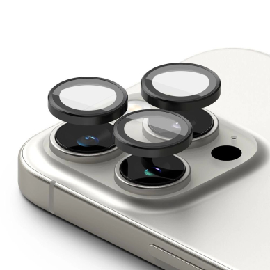 Ringke kameros rėmelio apsauga (2 vnt.) skirtas iPhone 16 Pro / 16 Pro Max – juoda 1