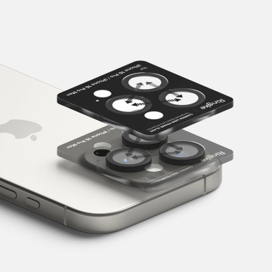 Ringke kameros rėmelio apsauga (2 vnt.) skirtas iPhone 16 Pro / 16 Pro Max – juoda 3