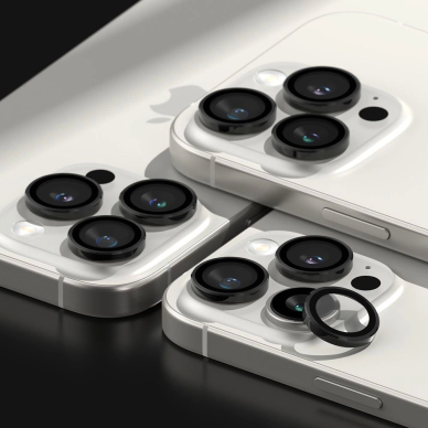 Ringke kameros rėmelio apsauga (2 vnt.) skirtas iPhone 16 Pro / 16 Pro Max – juoda 6