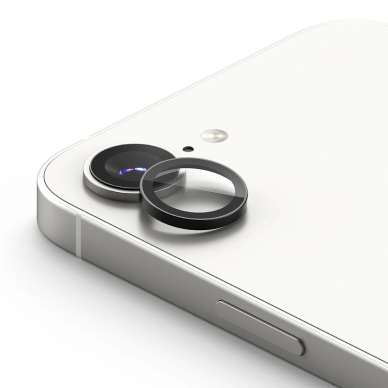 Ringke kameros rėmelio apsauga (2 vnt.) skirtas iPhone 16e – juoda 1