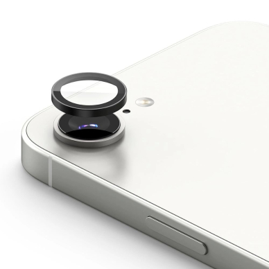 Ringke kameros rėmelio apsauga (2 vnt.) skirtas iPhone 16e – juoda 2