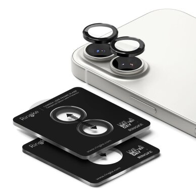 iPhone 17 Ringke Camera Frame Protector 2-pack – juodas 2