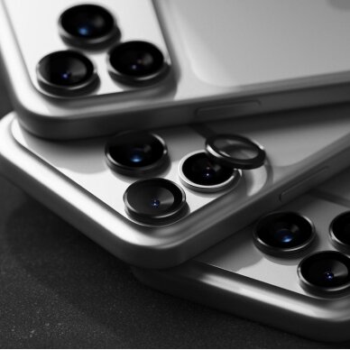 iPhone 17 Pro / 17 Pro Max Ringke Camera Frame Protector 2-pack – juodas 4 iPhone 17 Pro / 17 Pro Max Ringke Camera Frame Protector 2-pack – juodas 4