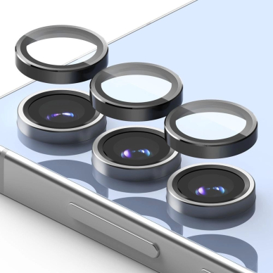 Ringke kameros rėmelio apsauga (2 vnt.) skirtas Samsung Galaxy S24 FE – juoda 3 Ringke kameros rėmelio apsauga (2 vnt.) skirtas Samsung Galaxy S24 FE – juoda 3