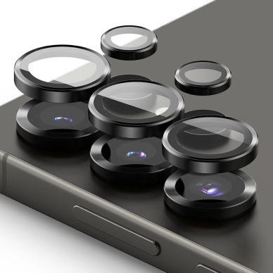 Ringke kameros rėmelio apsauga (2 vnt.) skirtas Samsung Galaxy S25 Ultra – juoda 1