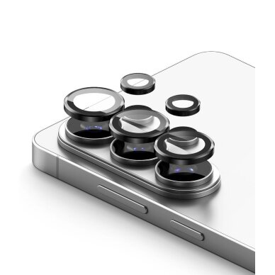 Samsung Galaxy S26 Ultra Ringke Camera Frame Protector kameros rėmelio apsauga (2 vnt.) – juoda 2