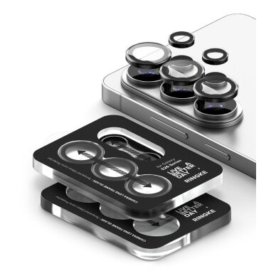 Samsung Galaxy S26 Ultra Ringke Camera Frame Protector kameros rėmelio apsauga (2 vnt.) – juoda 3