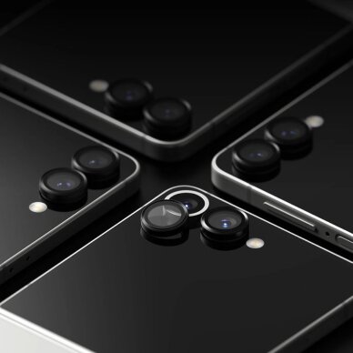 Samsung Galaxy Z Flip 7 Ringke Camera Frame Protector kameros apsauga, 2 vnt. – juoda 5