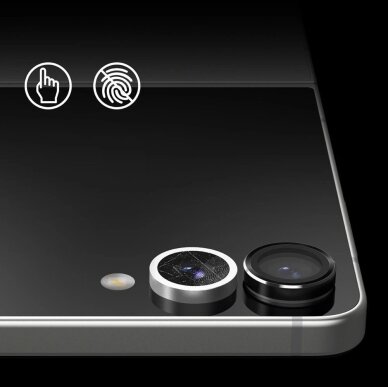 Samsung Galaxy Z Flip 7 Ringke Camera Frame Protector kameros apsauga, 2 vnt. – juoda 6