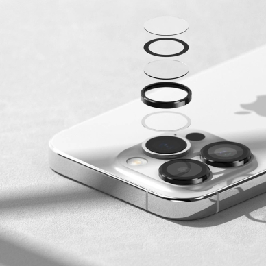 Ringke kameros rėmelio apsauga skirtas iPhone 15 Pro Max – juoda 1