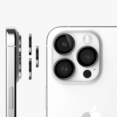 Ringke kameros rėmelio apsauga skirtas iPhone 15 Pro Max – juoda 2