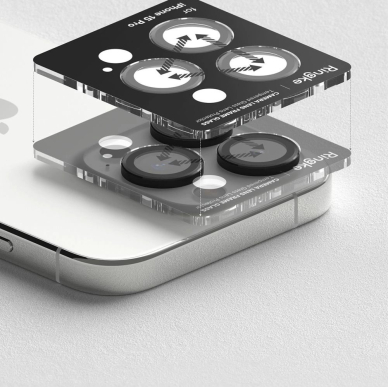 Ringke kameros rėmelio apsauga skirtas iPhone 15 Pro Max – juoda 3