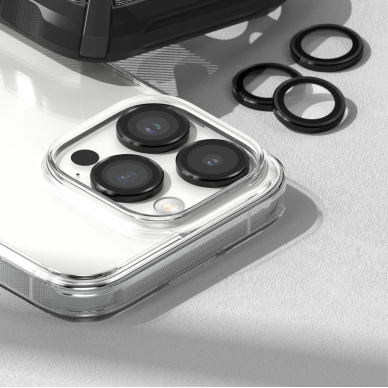 Ringke kameros rėmelio apsauga skirtas iPhone 15 Pro Max – juoda 4