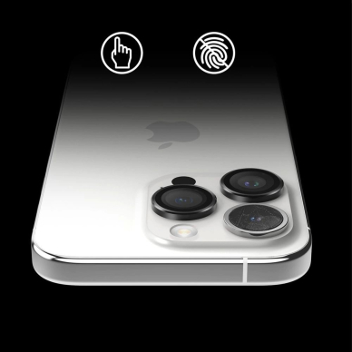 Ringke kameros rėmelio apsauga skirtas iPhone 15 Pro Max – juoda 6