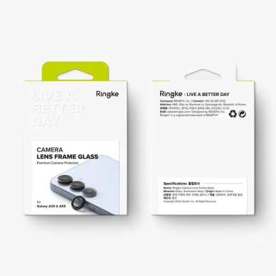 Ringke kameros rėmelio apsauga skirtas Samsung Galaxy A35 / A55 5G – juoda 7