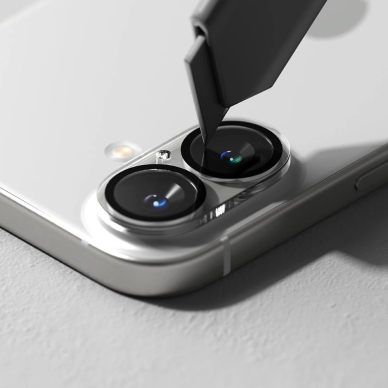 Ringke kameros apsauga (2 vnt.) grūdintas stiklas skirtas iPhone 16 / 16 Plus 4