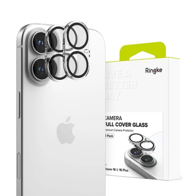 Ringke kameros apsauga (2 vnt.) grūdintas stiklas skirtas iPhone 16 / 16 Plus