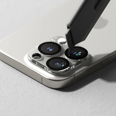 Ringke kameros apsauga (2 vnt.) grūdintas stiklas skirtas iPhone 16 Pro / 16 Pro Max 4