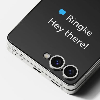 Samsung Galaxy Z Flip 7 Ringke Cover Display Easy Slide grūdintas stiklas, 2 vnt. – skaidrus 4