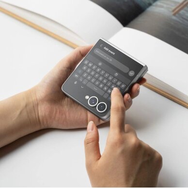 Samsung Galaxy Z Flip 7 Ringke Cover Display Easy Slide grūdintas stiklas, 2 vnt. – skaidrus 6