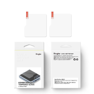 Samsung Galaxy Z Flip 6 Ringke viršelio ekrano grūdintas stiklas (2 vnt.) 8