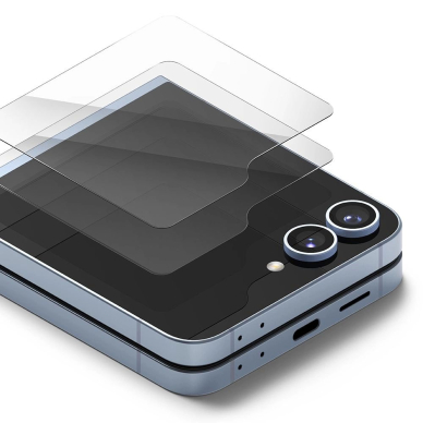 Samsung Galaxy Z Flip 6 Ringke viršelio ekrano grūdintas stiklas (2 vnt.)