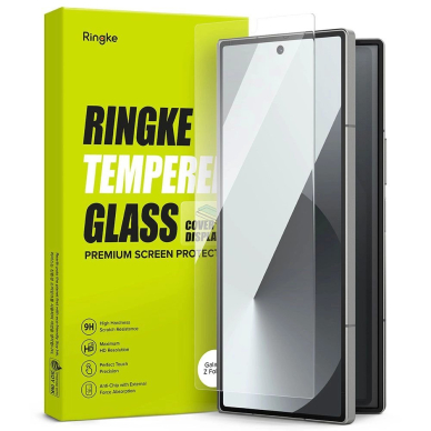 Samsung Galaxy Z Fold 6 Ringke viršelio ekrano grūdintas stiklas – skaidrus