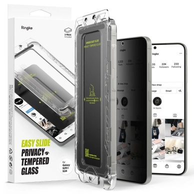 Ringke Easy Slide (2 vnt.) privatumo stiklas skirtas Samsung Galaxy S25