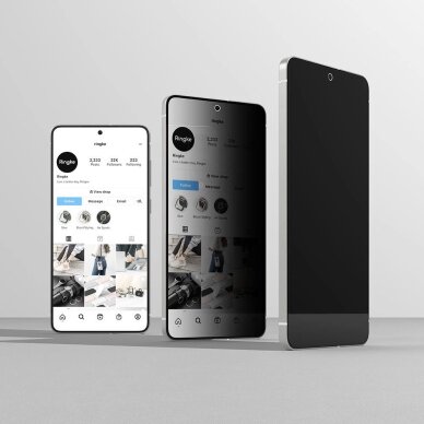 Samsung Galaxy S25 Edge Ringke Easy Slide 2-pack privatumo stiklas 3 Samsung Galaxy S25 Edge Ringke Easy Slide 2-pack privatumo stiklas 3