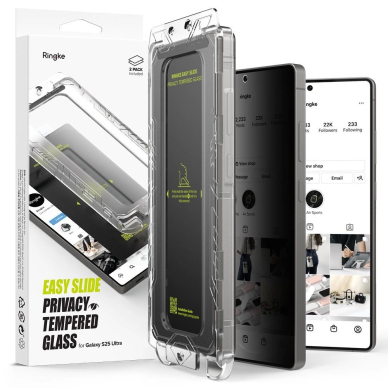 Ringke Easy Slide (2 vnt.) privatumo stiklas skirtas Samsung Galaxy S25 Ultra