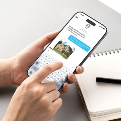 iPhone 17 Air Ringke Easy Slide 2-pack grūdintas stiklas – juodas 4