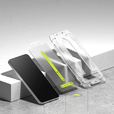 Ringke Easy Slide grūdintas stiklas (2 vnt.) skirtas Samsung Galaxy A56 5G – skaidrus 4