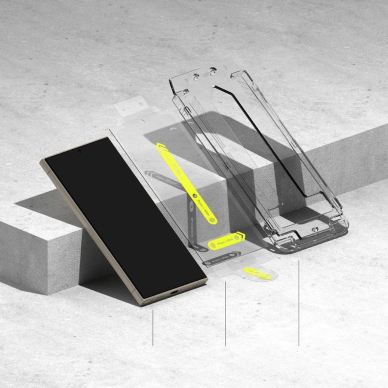 Ringke Easy Slide (2 vnt.) grūdintas stiklas skirtas Samsung Galaxy S24 Ultra 8