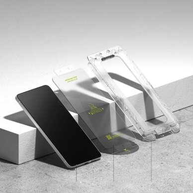 Samsung Galaxy S25 Edge Ringke Easy Slide 2-pack grūdintas stiklas – skaidrus 3