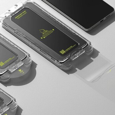 Samsung Galaxy S25 Edge Ringke Easy Slide 2-pack grūdintas stiklas – skaidrus 4