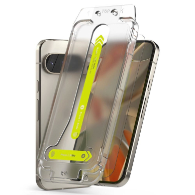 Google Pixel 9 / 9 Pro Ringke Easy Slide grūdintas stiklas (2 vnt.) 1