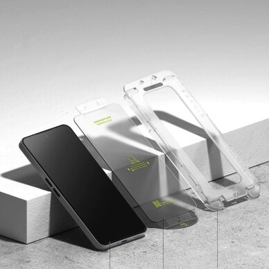 Nothing Phone 3A / 3A Pro Ringke Easy Slide grūdintas stiklas (2 vnt.) – skaidrus 3