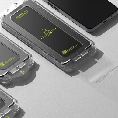 Nothing Phone 3A / 3A Pro Ringke Easy Slide grūdintas stiklas (2 vnt.) – skaidrus 4