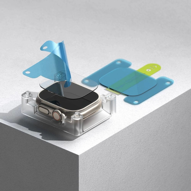 Ringke Easy Slide grūdintas stiklas skirtas Apple Watch Ultra 1/2 49mm – skaidrus 4 Ringke Easy Slide grūdintas stiklas skirtas Apple Watch Ultra 1/2 49mm – skaidrus 4