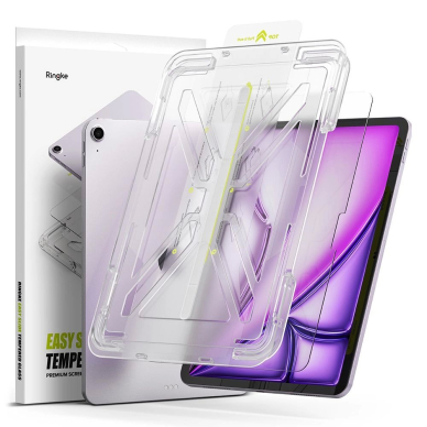 iPad Air 11" 2024 (6 kartos) Ringke Easy Slide grūdintas stiklas