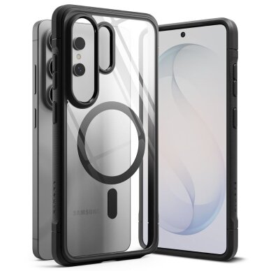Samsung Galaxy S26 Ultra Ringke Fusion Bold Magnetic MagSafe dėklas – juodas skaidrus Samsung Galaxy S26 Ultra Ringke Fusion Bold Magnetic MagSafe dėklas – juodas skaidrus