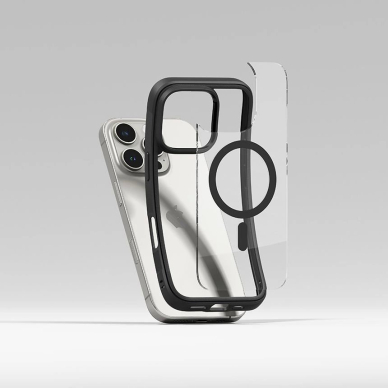 Ringke Fusion Bold MagSafe Dėklas skirtas iPhone 16 Pro Max - Juodas 6