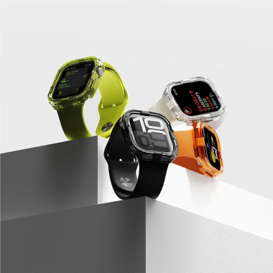 Ringke Fusion Bumper Dėklas skirtas Apple Watch 10 46mm - Juodas 3