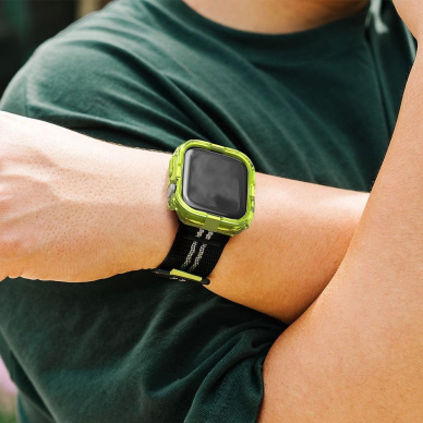 Ringke Fusion Bumper Dėklas skirtas Apple Watch 10 46mm - Juodas 5